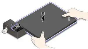 Detach a docking station