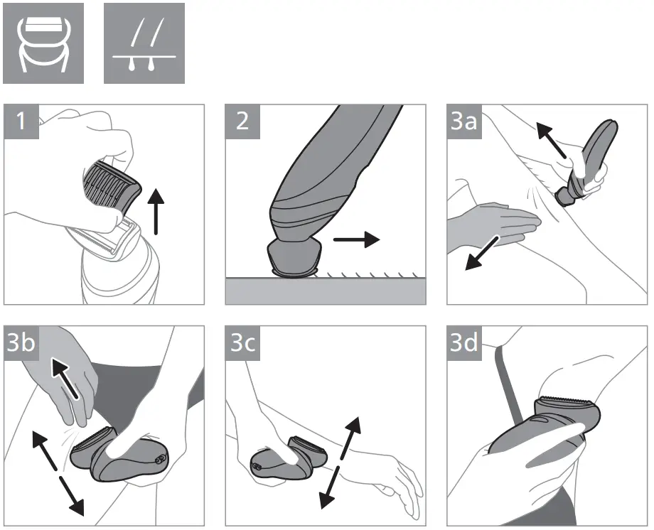 PHILIPS BRL166 Wet and Dry Cordless Shaver - fig 4