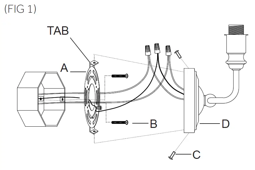 SIGNATURE HARDWARE 479811, 479812 POPLIN Vanity Light 4