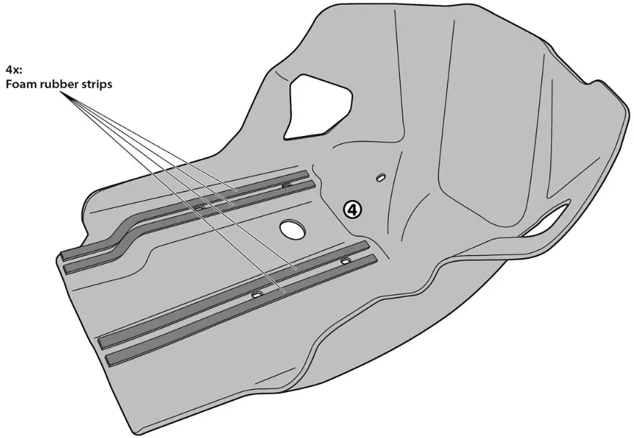 TOURATECH 09 082 5136 0 RallyeForm Skid Plate - Mounting Instructions 3