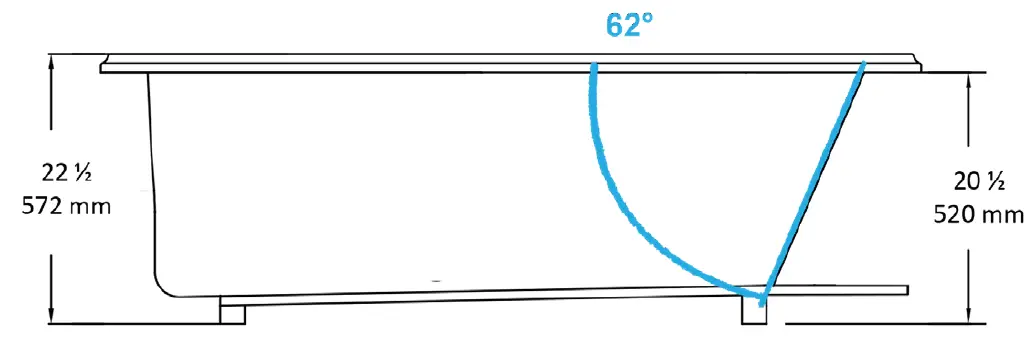 MANSFIELD 3781202 Acrylic Swirl-Way Bathtub 3