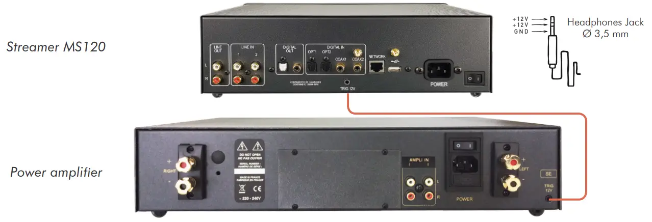 ATOLL ELECTRONIQUE MS120 Streamer - TRIGGER LINK