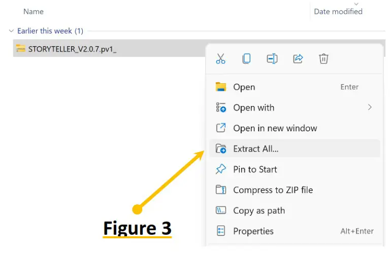 STORYTELLER MODE COM Software Update - Software Update Procedure 3