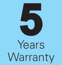 5 Years Warranty logo