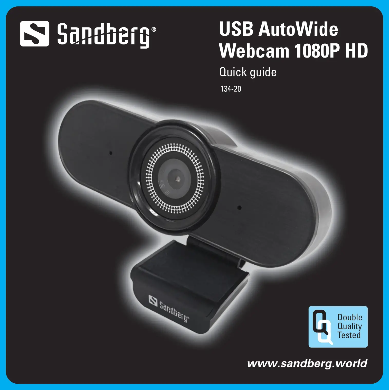 Sandberg 134-20 USB AutoWide Webcam 1080P HD User Guide