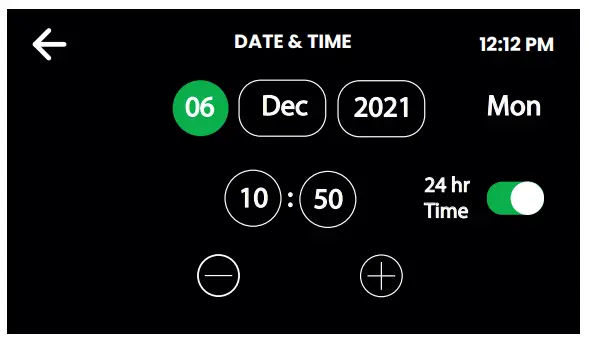 LCD Screen Operation - Section A