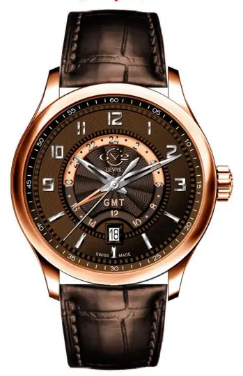 GEVRIL GV2 Giromondo Quartz Green Dial Men's Watch