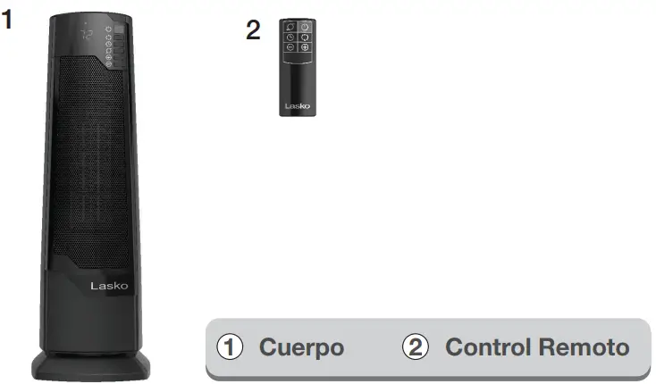 Lasco Ceramic Tower Heater with Remote Control CT22835-cntro