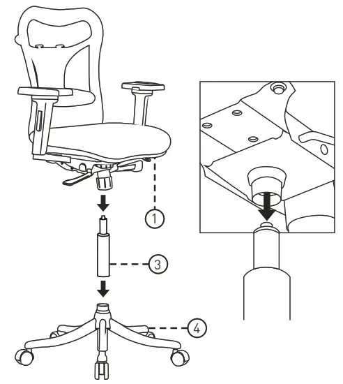 Featherlite Optima HB Office Chair - 3