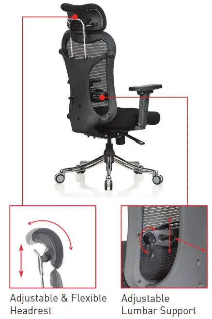 Featherlite Optima HB Office Chair - 6