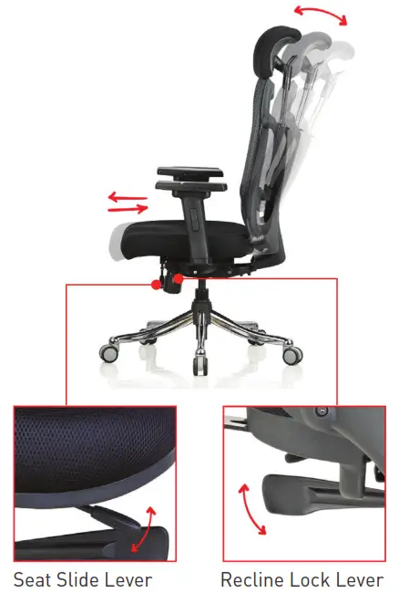 Featherlite Optima HB Office Chair - 7