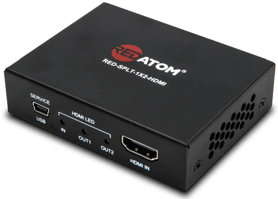 RED ATOM RED-SPLT-1X2-HDMI Full 4K60 4:4:4 Distribution Amplifier