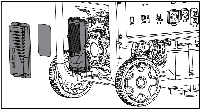 CHAMPION 100485 9200W Electronic Fuel Injection Generator - Fig 34
