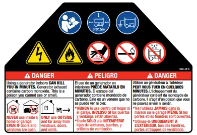 CHAMPION 100485 9200W Electronic Fuel Injection Generator - Fig 4