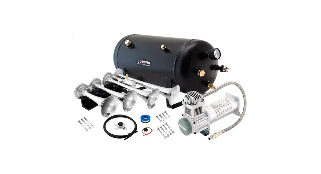 Vixen Horns Vxo8350/4124c Triple Trumpet Train Air Horn Chrome Plated Installation Guide