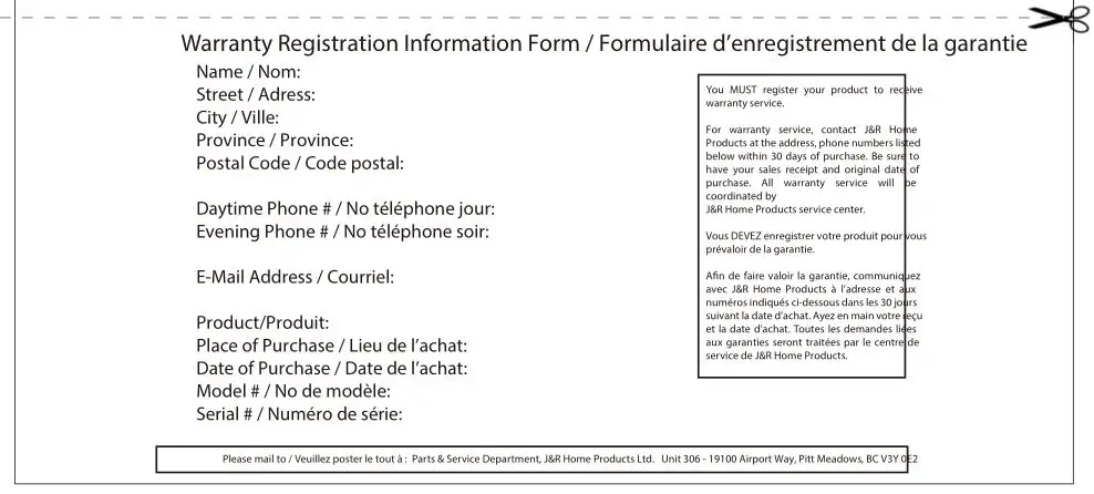 Paramount Curved Wallmount Electric Fireplace - Warranty Registration
