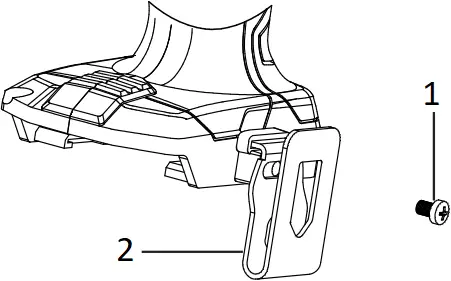 Bauer 64754 IN S1 - Attaching Belt Clip