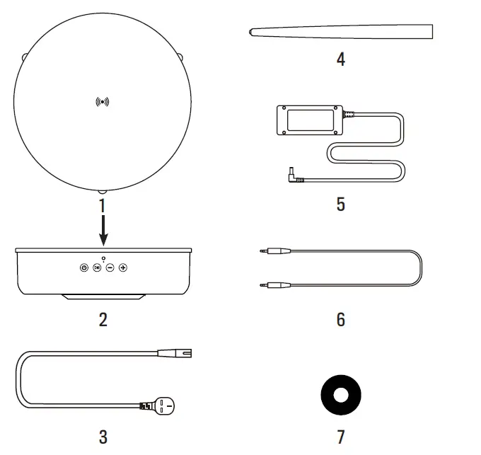 CREATE-Bluetooth Speaker-Table and-Wireless Smartphone-Charger-01