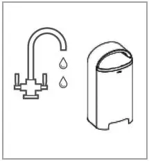 SimPure Y5 Insta-Hot Countertop Water Purification System Installation Guide - Fill water tank