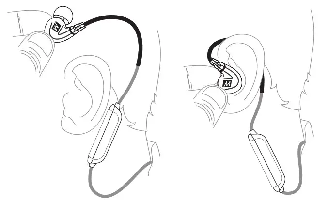 MEE audio X8 Secure-Fit Stereo Bluetooth Wireless - INSERT INTO EARS 1