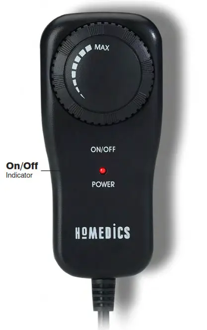 Therapist Select Percussion Action Back Massager - Easy-to-Use Controller