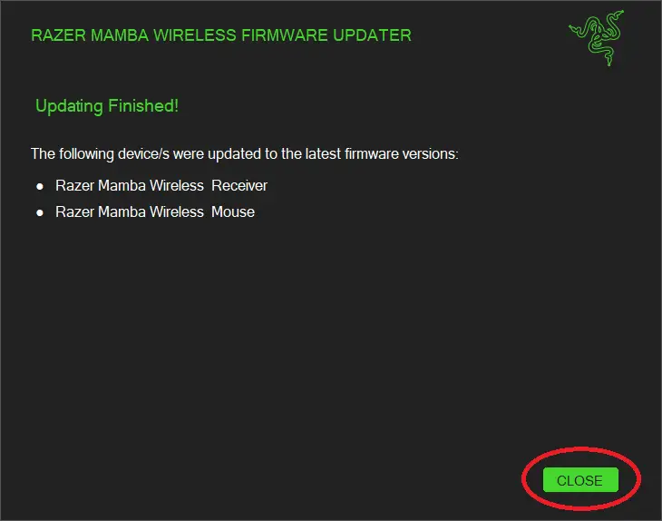 Mamba Wireless Firmware Updater