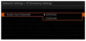 output channel