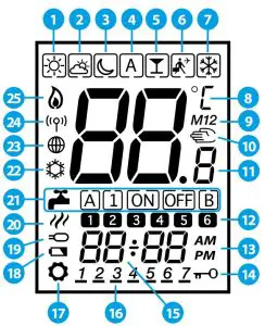 LCD Icon description