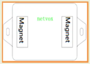 netvox R718PA4 Wireless H2S Sensor - magnet