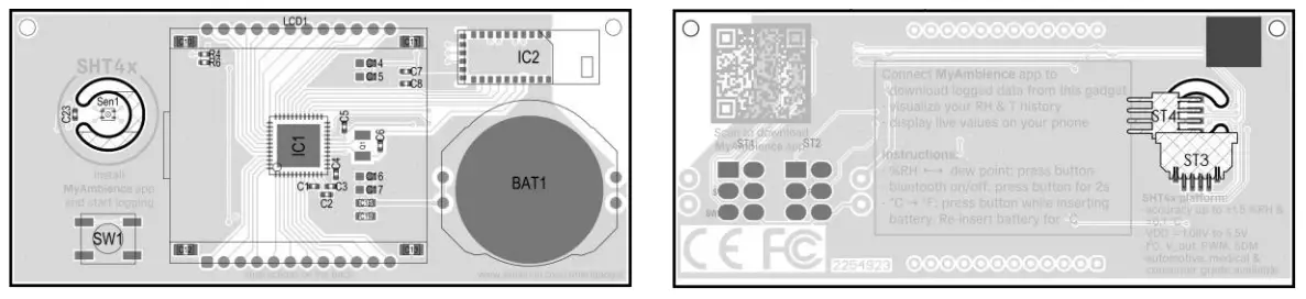 SENSIRION SHT4x Smart Gadget - PCB Layout