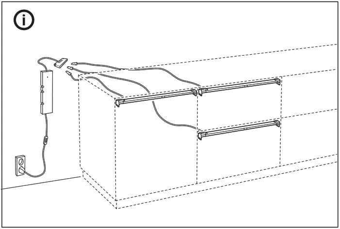 IKEA MITTLED LED Ktchn Drawer Lighting with Sensor Dimmable - Product Overview 13