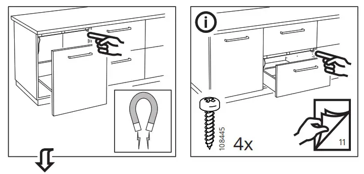 IKEA MITTLED LED Ktchn Drawer Lighting with Sensor Dimmable - Product Overview 5