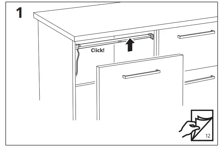 IKEA MITTLED LED Ktchn Drawer Lighting with Sensor Dimmable - Product Overview 6