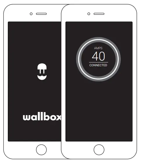 wallbox Plusar Plus EV Charger with Cable 74kW Type 2 - Charging 1