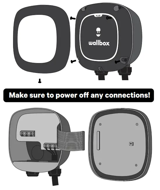 wallbox Plusar Plus EV Charger with Cable 74kW Type 2 - Preparing your charger