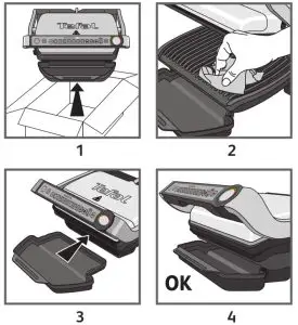 Tefal GC722D OptiGrill XL Contact Grill - figure 4
