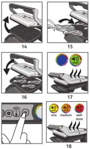 Tefal GC722D OptiGrill XL Contact Grill - figure 8