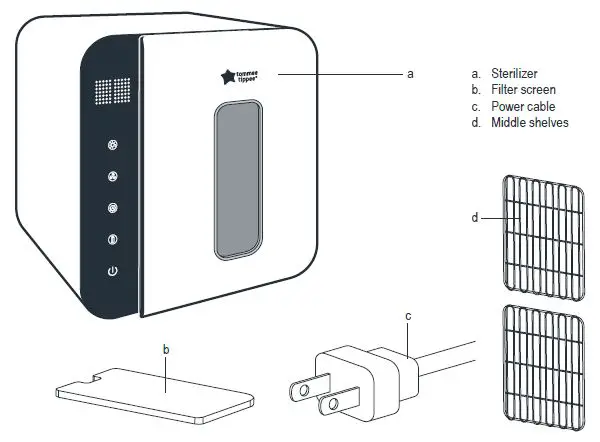 tommeetippe 522284 Ultra UV 2 in UV Sterilizer Dryer and Storage 1