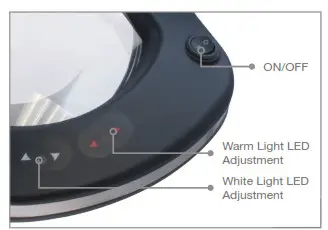 ideal-tek LE-WWE5D LED Illuminated Magnifier- HOW TO USE