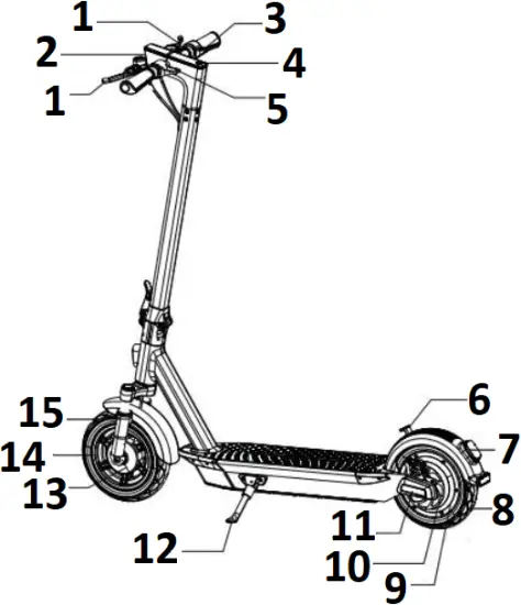 YADEA H3PRO - Diagram 1