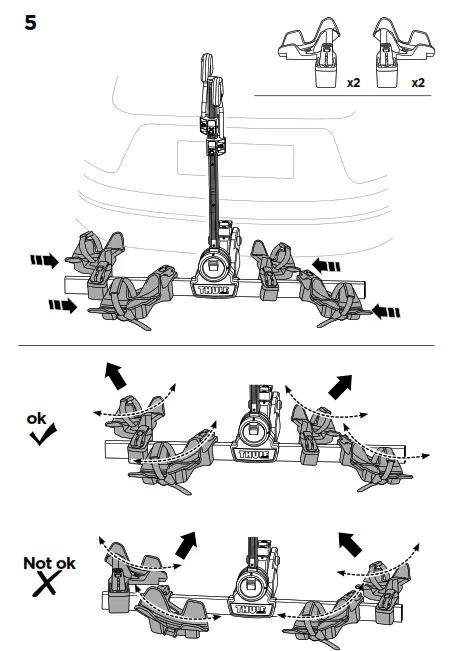 THULE 905402 DoubleTrack Pro XT EN Hitch Bike Racks- 10