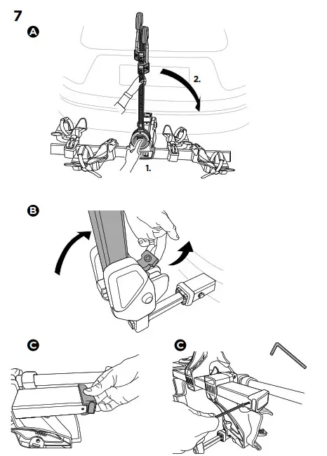 THULE 905402 DoubleTrack Pro XT EN Hitch Bike Racks- 12