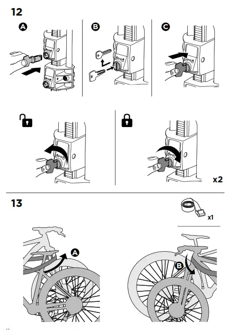 THULE 905402 DoubleTrack Pro XT EN Hitch Bike Racks- 16