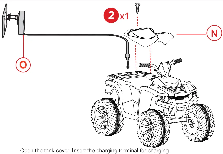 GYMAX GYM05844 Kids ATV Quad Ride On Car Toy - FIG 10