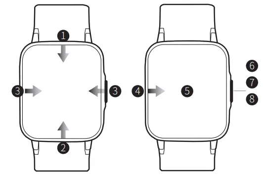 bc master SW 01 Smartwatch- Operating the Watch