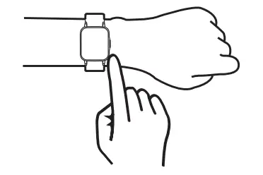 bc master SW 01 Smartwatch - Wearing