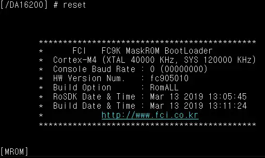 dialog DA16600 Evaluation Kit - Bootloader Image