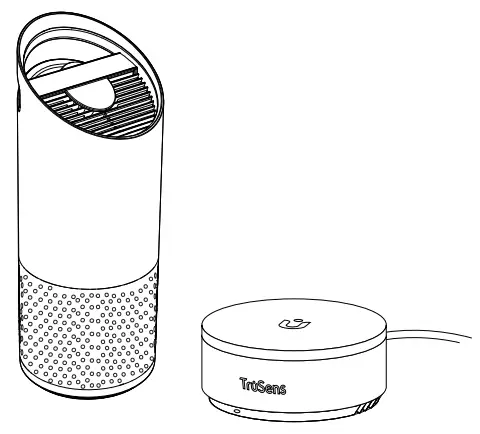 TruSens Z 3500 Smart Air Purifier with Power Cord - fig 1