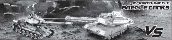 ZEGAN 99822.0 Battle Tank Interactive IR Battle Toys MAIN IMAGE 2