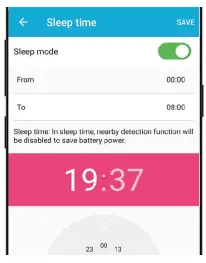 Kkm K59 Distancing Alarm - Sleep Time